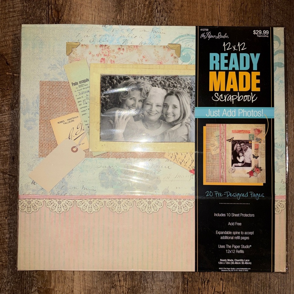 Pre designed photo album 12x12